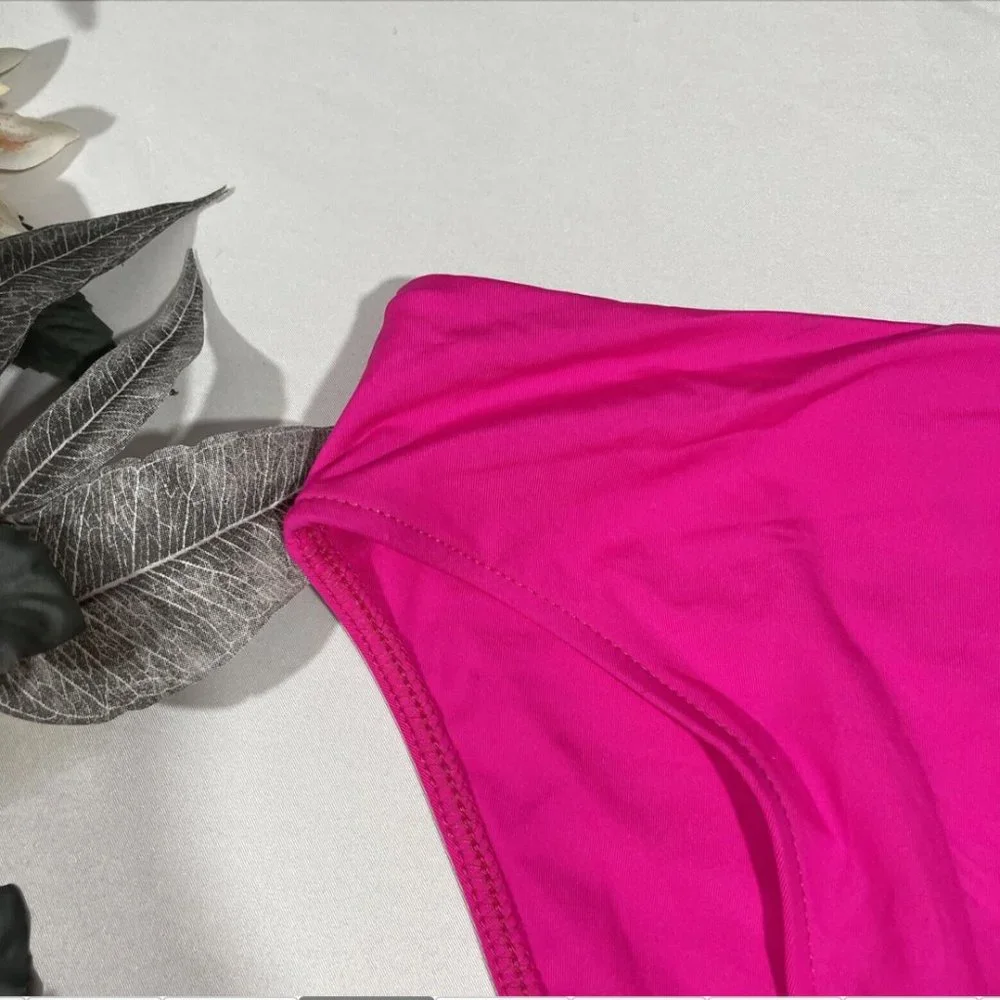 NWD $85 Frankies Bikini‎ [ XS ] Juju Bikini Bottoms in Fuchsia Pink #5262